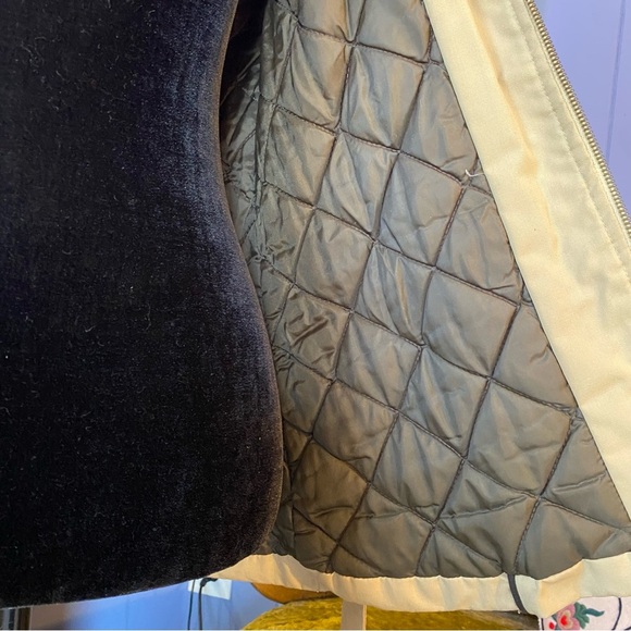 Vintage 70s/80s Casual Corner Striped Lightweight Puffer Jacket Size Small - Picture 7 of 12